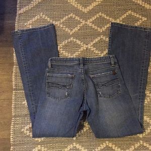 Buffalo flare jeans, low rise size 28